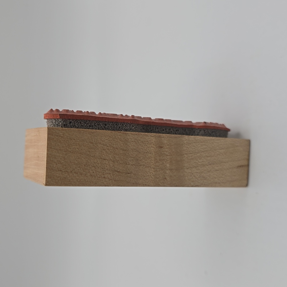 NWOT Wood and Rubber Stamp - Picture 3 of 5